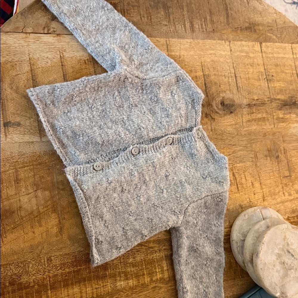 Zara Gray Knit Kids Sweater